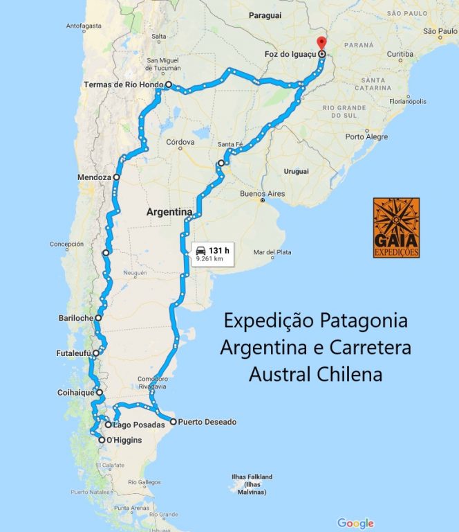 Mapa - Jogo Com Argentina, Chile, Ruta 40 E América Do Sul